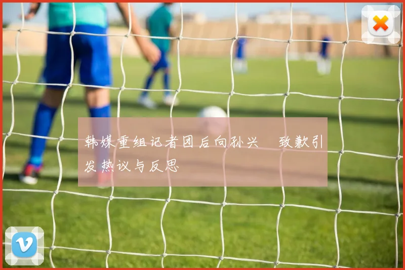 韩媒重组记者团后向孙兴慜致歉引发热议与反思